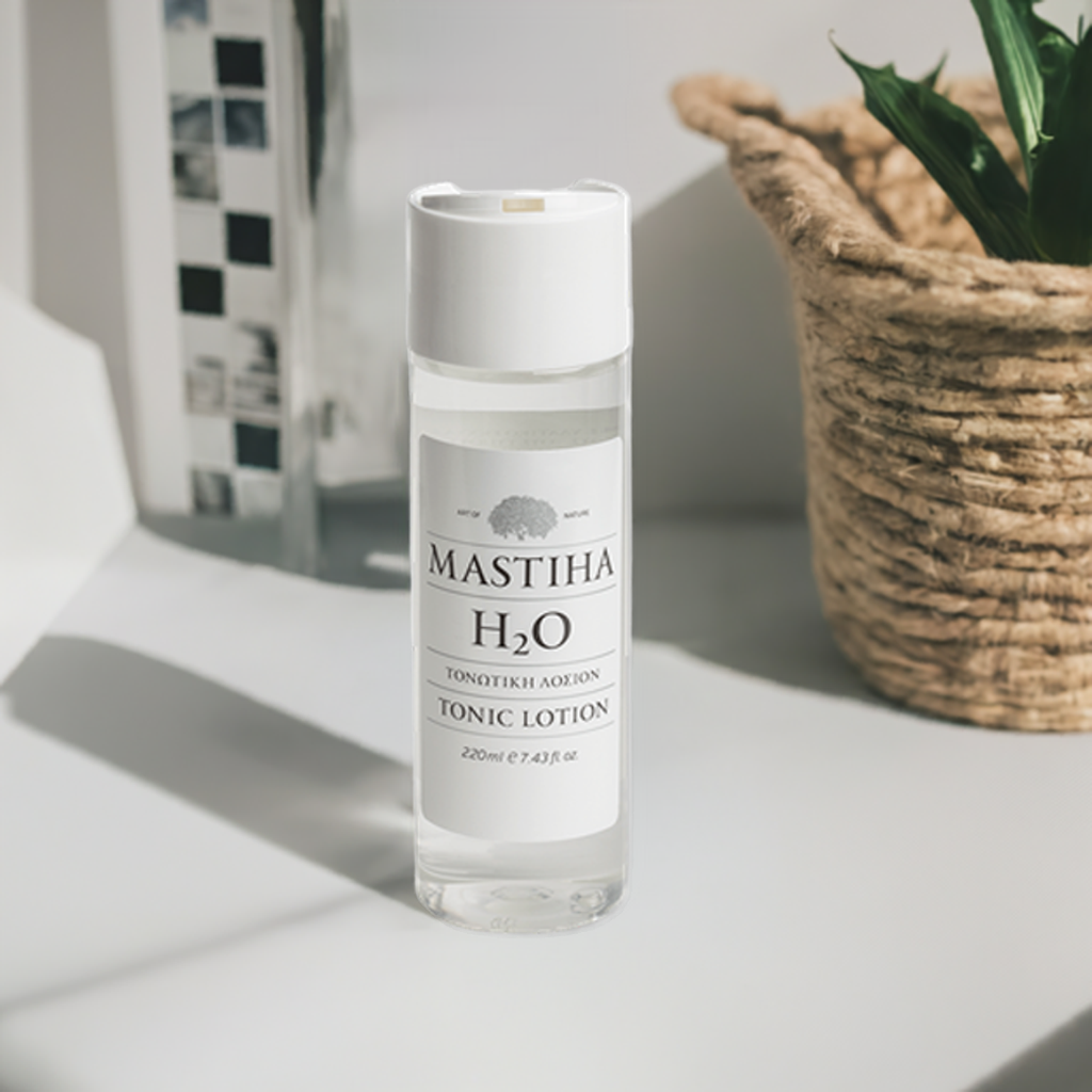 Face lotion with Chios mastic