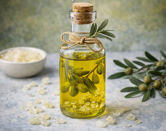Recipe: Olive Oil Flavoured with Chios Mastic Gum