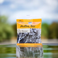 Gomme à mâcher et gomme de mastic brute