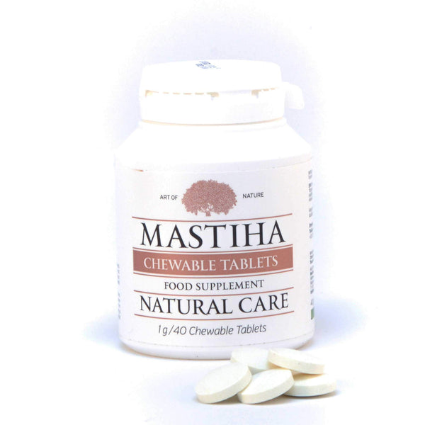 Chios mastic chewable tablets, 40 pcs – 250 mg mastic powder per tablet