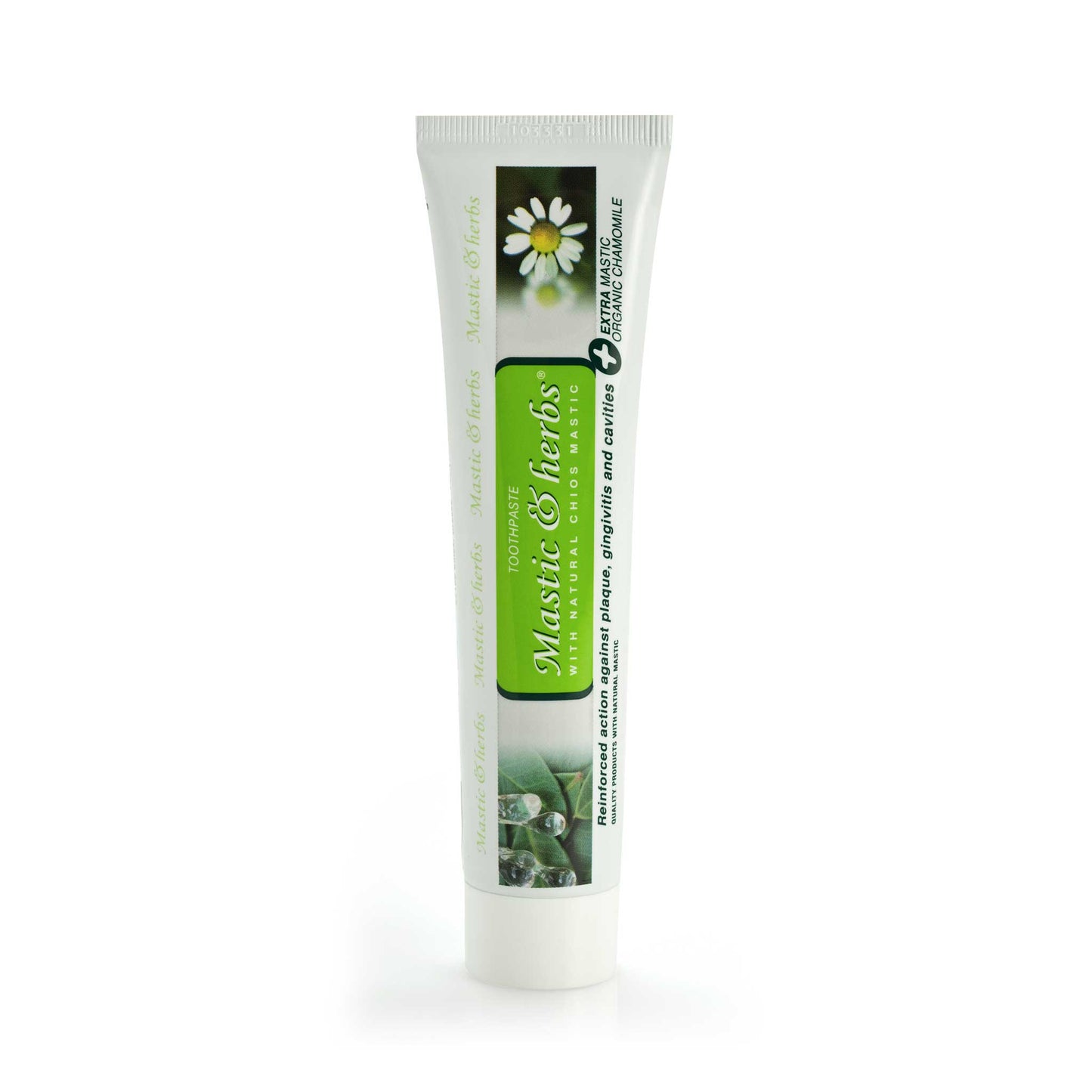 Toothpaste with Chios mastic oil and organic chamomile