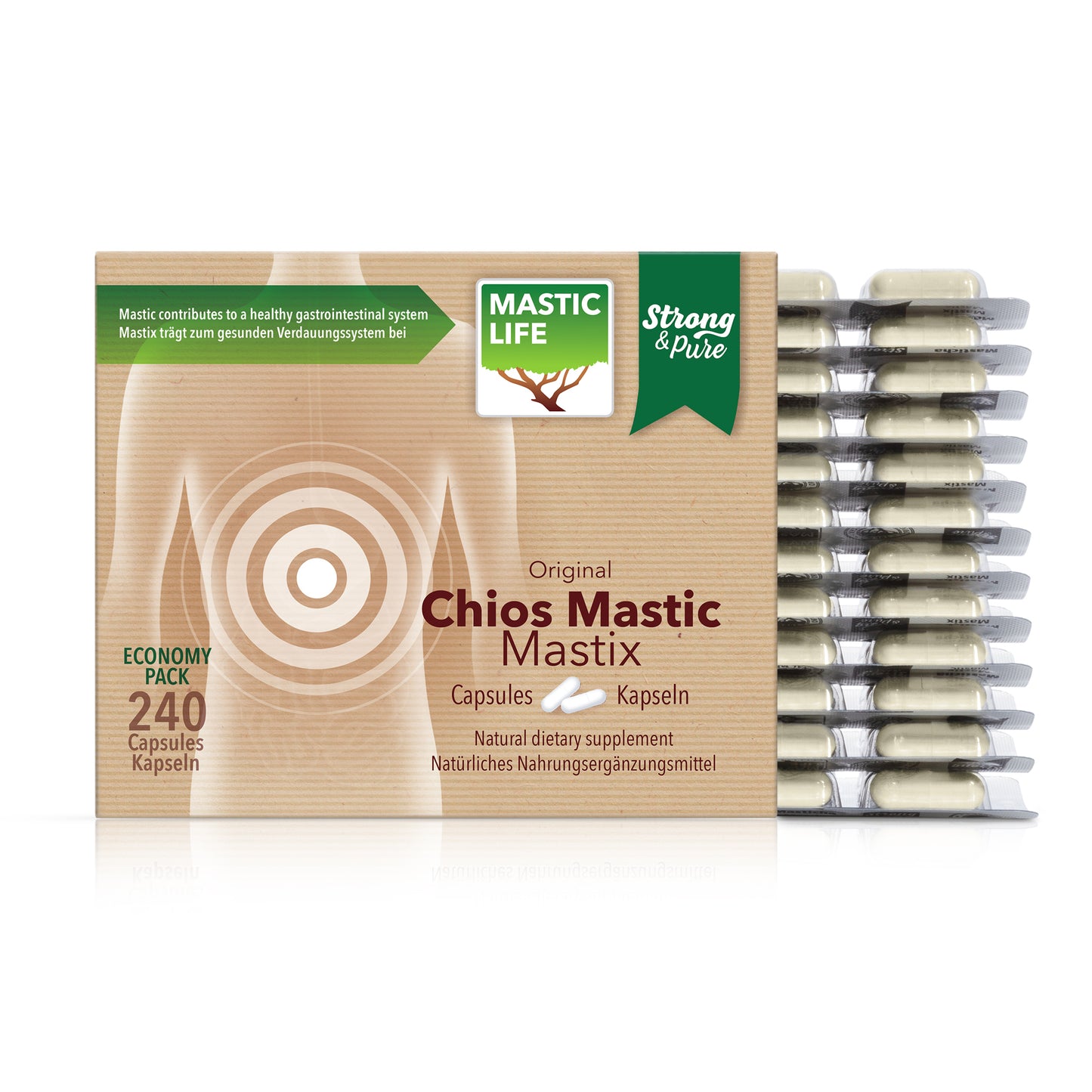 Mastic Strong&Pure Economy Pack (240 Capsules) Masticlife